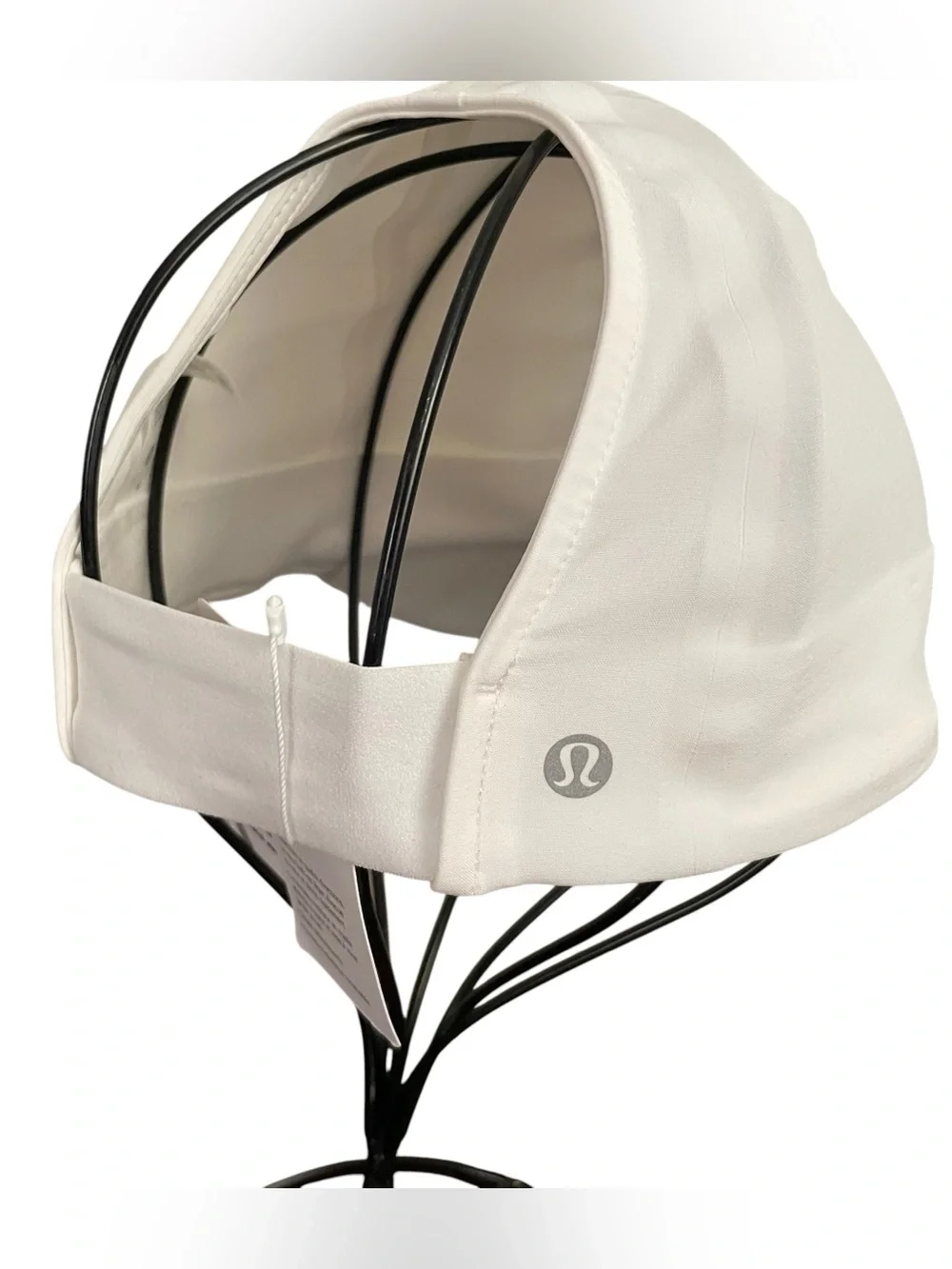 Lululemon Fast And Free Run Hat White Ponytail Running Cap Women’s One Size NWT
